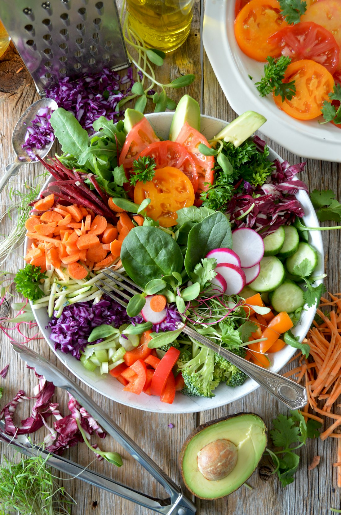 Alimentos frescos, vegetales y productos naturales